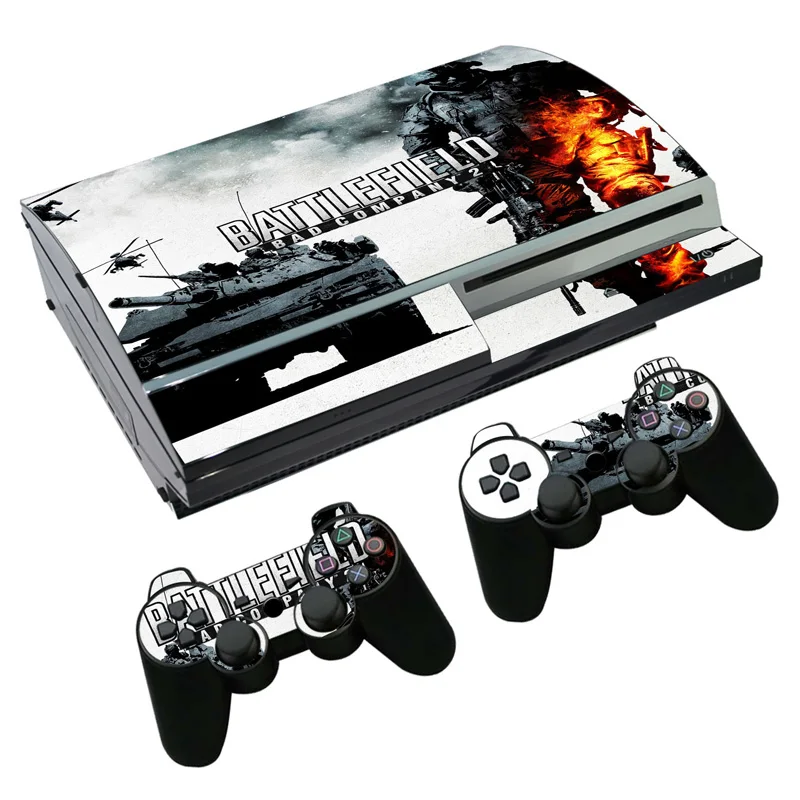

Popular game skin Customize design vinyl PVC cover skin sticker For PS3 Fat Console