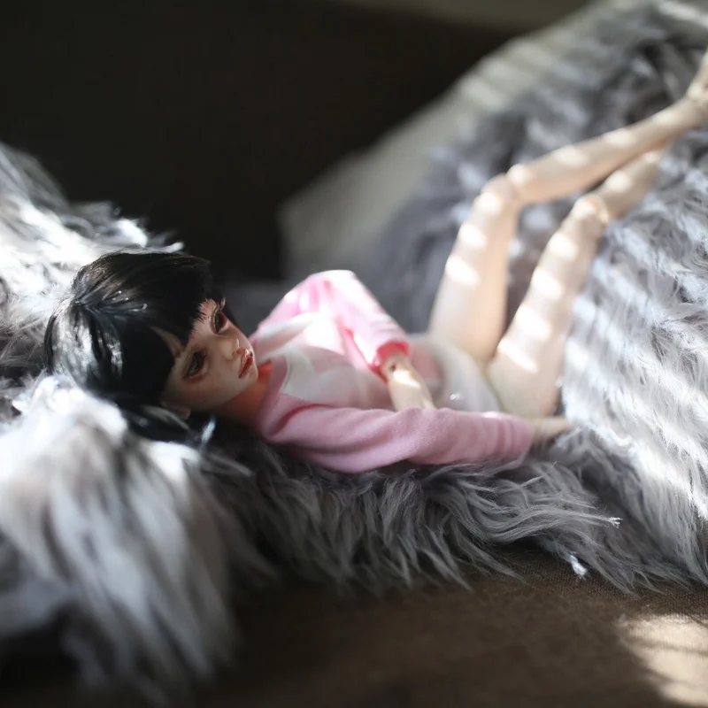 

New Arrival DIM Larina BJD Doll 1/4 Thick Lip Saucy Female Minifee Active Line Girl Dollzone MSD Body Toys For Children Oueneifs