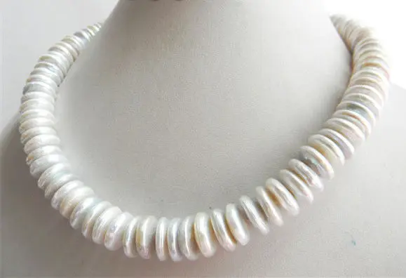 

baroque 18 AAA 12 MM SOUTH SEA NATURAL White PEARL NECKLACE 925silver GOLD CLASP
