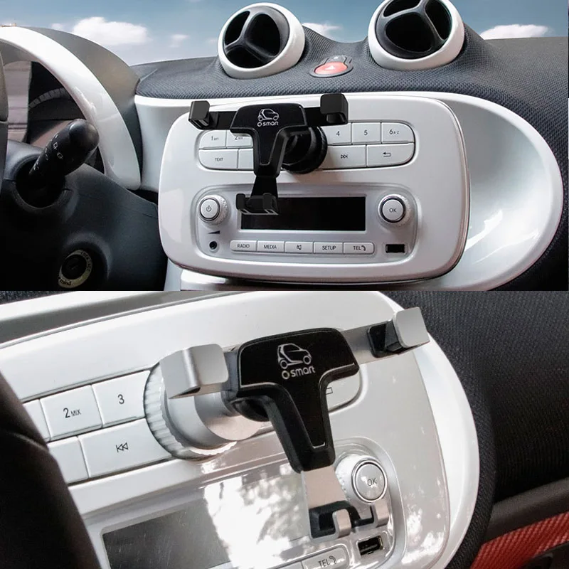 2015 2019 Новый смарт 453 модель Forfour Fortwo мобильный телефон держатель обеспечивает