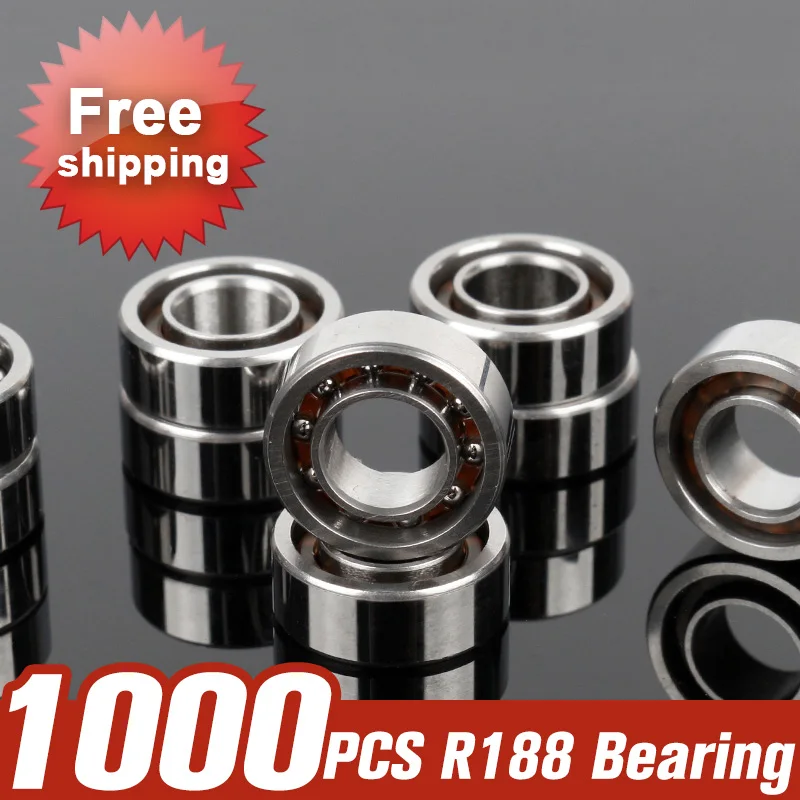 

1000pcs R188 Bearing Ball For DIY Fidget Hand Spinner Finger Gyro High Speed Rotary Skateboard Tool Accessories