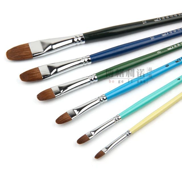 watercolor acrylic gouache oil pen paint brushes for painting set