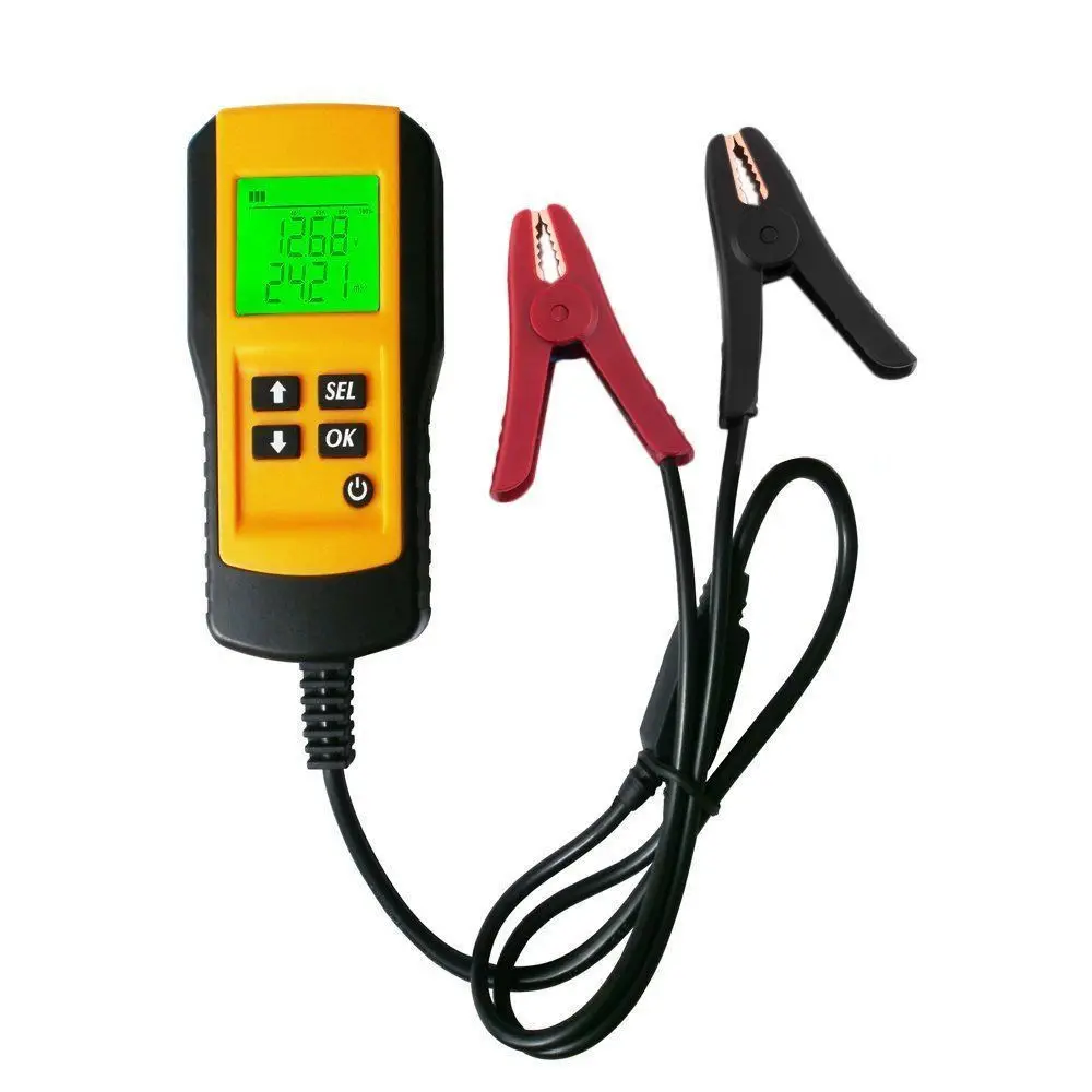 

12V Car Battery Tester Vehicle Car Nicd Batteries Capacity Tester Analyzer Diagnostic Tool Power Supply Tester Digital LCD Auto