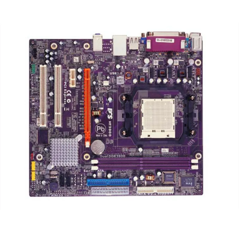 Оригинальная материнская плата для ECS GeForce6100SM-M Socket AM2 DDR2 NF6100-405 настольная материнская плата