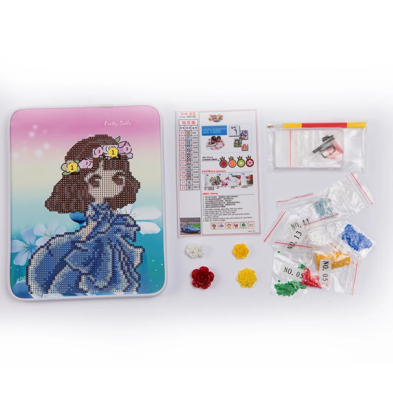Cutiepop 5D DIY Алмазная Картина милый мультфильм Алмаз Полный Круглый Стразы вышивка
