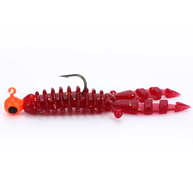 5.9g/ 90mm Creature Bait Plastic Craw Baits Bug Fishing Lures Bass Soft  Bait Fishing Lure for Texas Rig 8pcs/lot