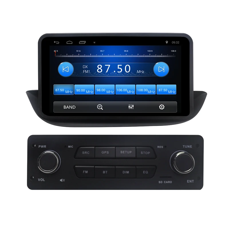 Clearance 9"android 8.1 car dvd 2 din multimedia player for Peugeot 308 2012 2011 tape recorder autoradio BT GPS OBD2 DVR CAMERA 3G WIFI 4
