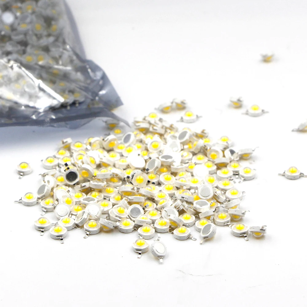Высокая мощность LED COB лампа чип 1 Вт 3 2 6 В вход 100 220лм мини светодиодная диод SMD для