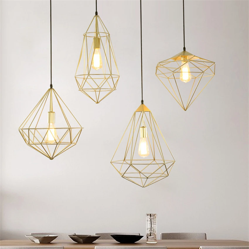 

Vintage wrought iron chandelier LED chandelier bedroom dining room lighting
