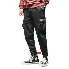 High Street  Men Clothes 2019 Joogers Pants Pockets Spring Autmn Cotton Sweatpants Korean Streetwear Mens Pants Fashions Men