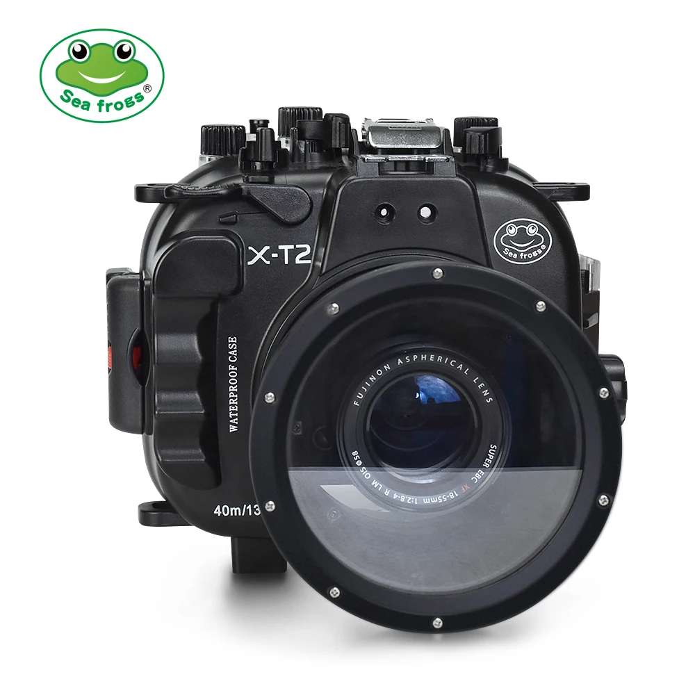 Для Fujifilm X-T2 18-55 мм чехол для объектива водонепроницаемый корпус для подводного плавания 40 м легко снимается оборудование фокусируется свободно сумка коробка