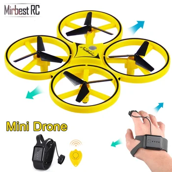 NEW Mini Drone Wristband Control Infrared Obstacle Avoidance Hand Control Altitude Hold 2.4G Quadcopter for Kids Toy Gift ZF04 NEW Mini Drone Wristband Control Infrared Obstacle Avoidance Hand Control Altitude Hold 2.4G Quadcopter for Kids Toy Gift ZF04