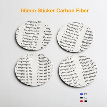 

20pcs 65mm Blue White Black Red Carbon Fiber Car Wheel Center Caps Metal Curve Emblem Badge Sticker
