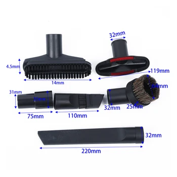 

32/35mm Vacuum Cleaner Brush Nozzle Home Dusting Crevice Stair Nozzle Kits UK