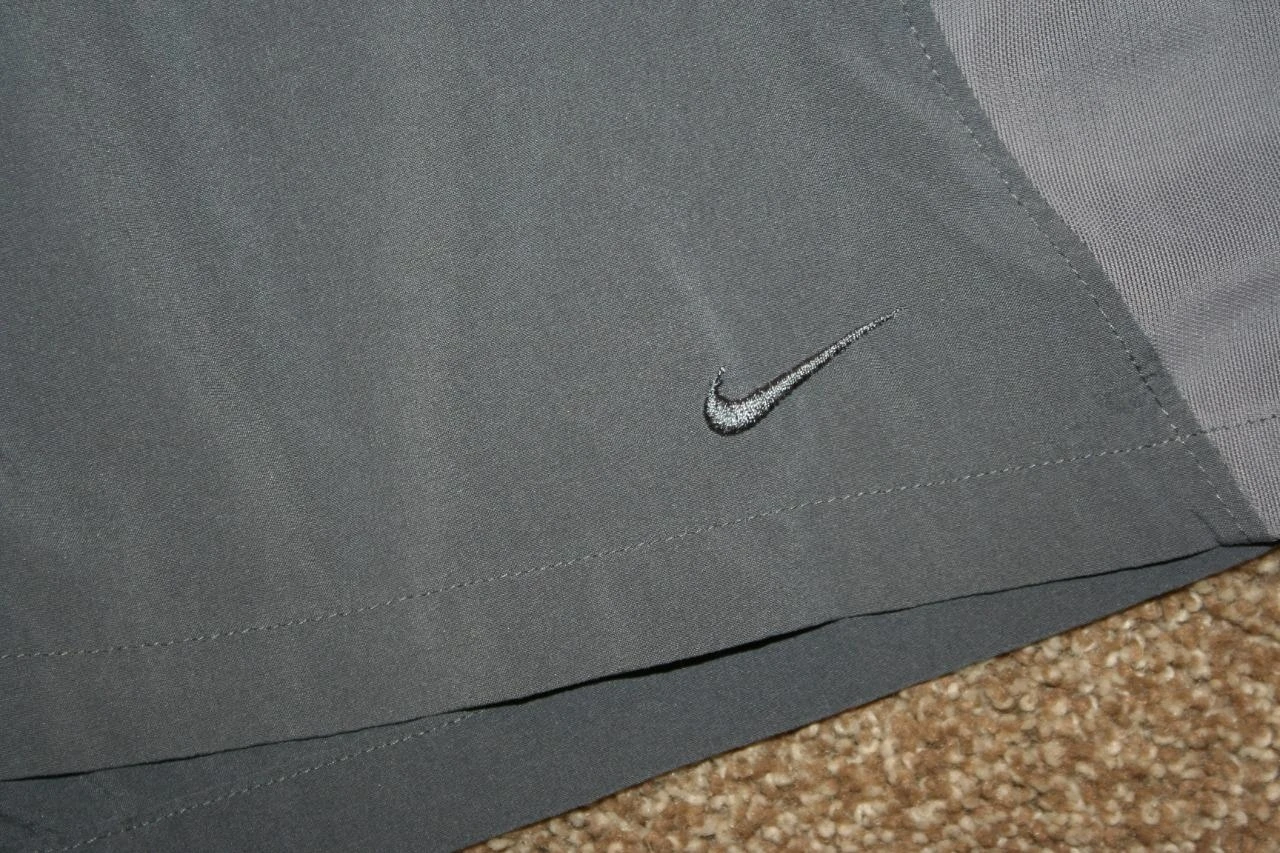 NIKE DRI-FIT Mens XL Lined Running Shorts Exercise Gray Gym Waist: 32 (1)