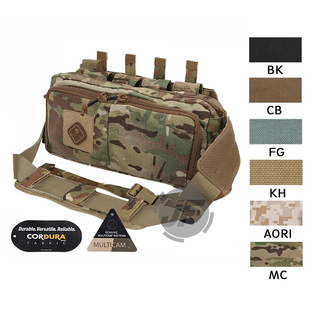 

EmersonGear Multifunctional Tactical Recon Waist Bag Range Sling Fanny Pack Assault Messenger Bag w/ MOLLE Emerson Lightweight