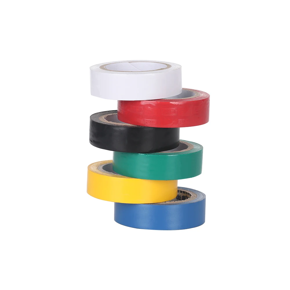 

16MM*10M 1 Roll PVC Self-adhesive Vinyl Electric Tool Electrical Insulating Tape High-temperature Insulation Flame Retardant