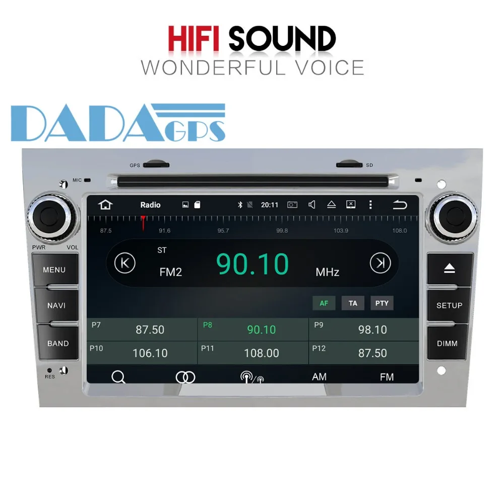 Best Android 8.0 4GB+32G Car DVD GPS Navigation Autoradio For Opel Astra H G J Antara VECTRA ZAFIRA Vauxhall with CAN-BUS head unit 5