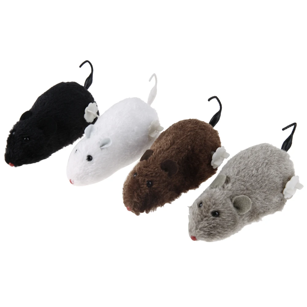 Buy 4pcs Clockwork Mouse Toy for Cat Dog Pet Animals