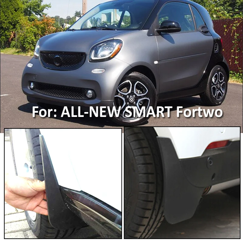 Набор литых брызговиков для Benz Smart Fortwo W453 2016 2017 брызговики передних и задних 2015