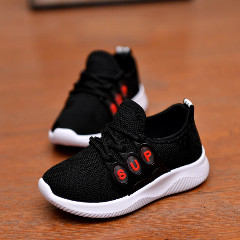 

2019 new spring and summer children's net shoes breathable mesh face summer girls shoes in the big children's sports