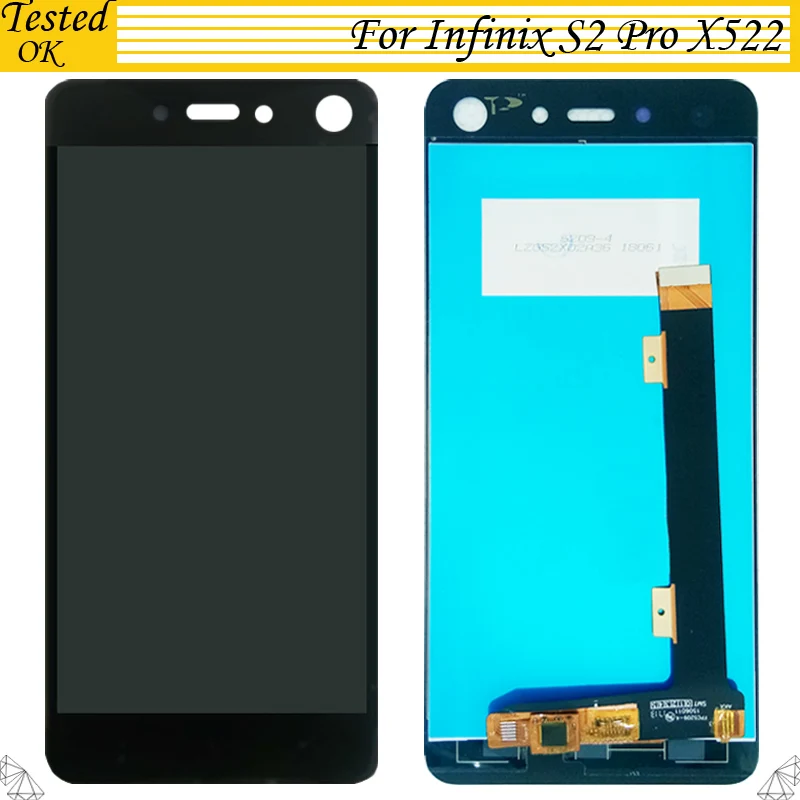 

Tested 5.2" For Infinix S2 Pro X522 Full LCD Display + Touch Screen Digitizer Assembly Replacement Parts For Infinix X 522 LCD