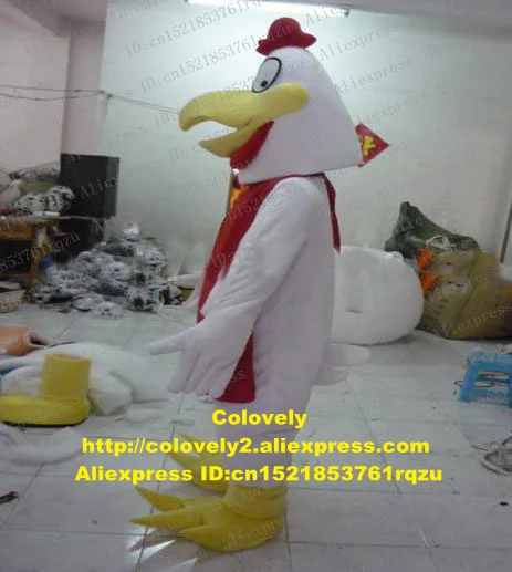 Foghorn Leghorn Cock Hahn Henne Huhn Chook Maskottchen Kostüm Erwachsene Charakter Verkäufe Leistung Unternehmen Kick-off zz6901