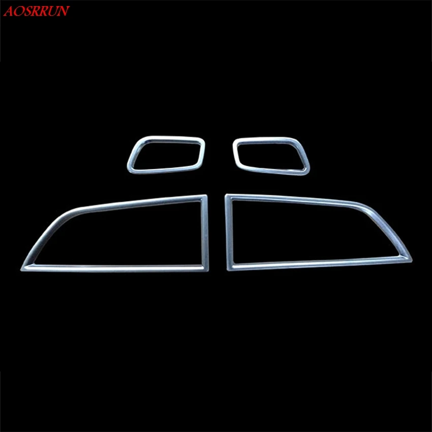 

4PCS 1lot Car outlet box interior decoration refit FOR PORSCHE Macan S turbo car accessories car-styling AUTO 3D sticker