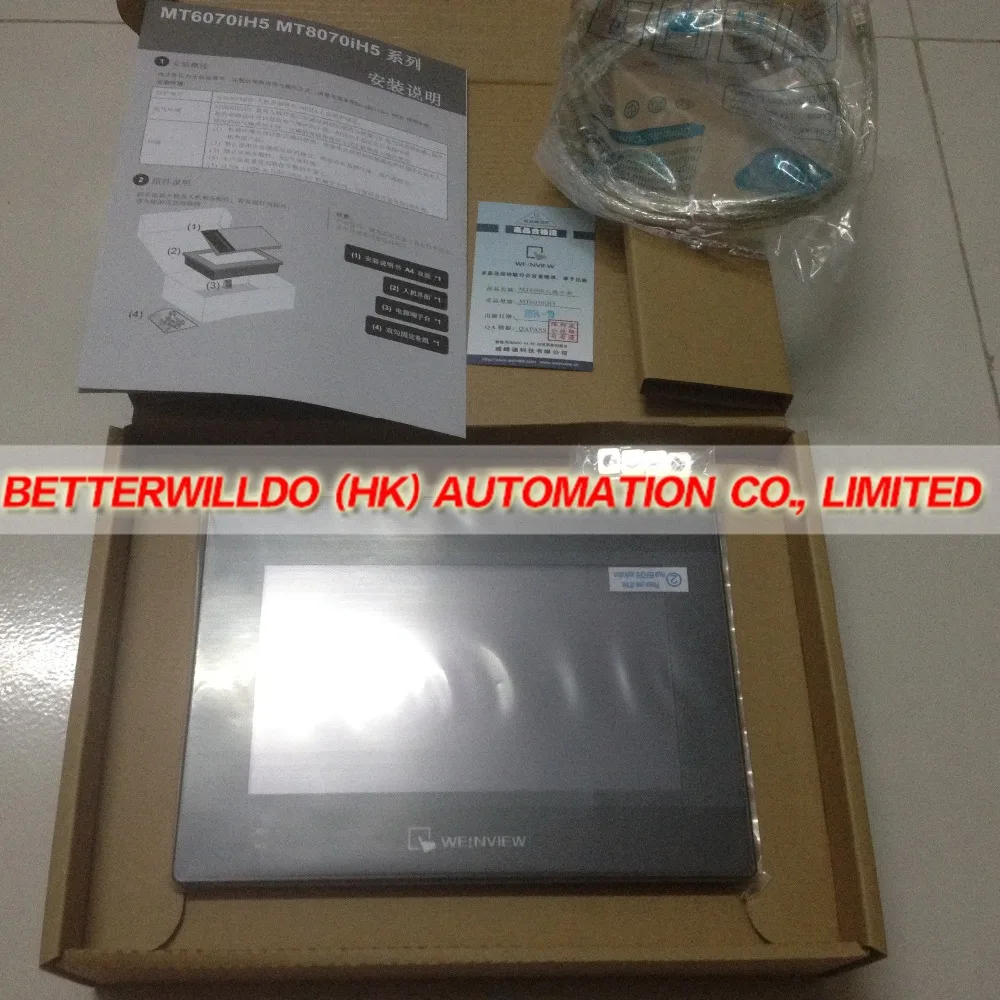MT6070IH5 Оригинальный Новый 7 ''Weinview Weintek HMI дюймов MT6070IH 1 USB HOST + Программное