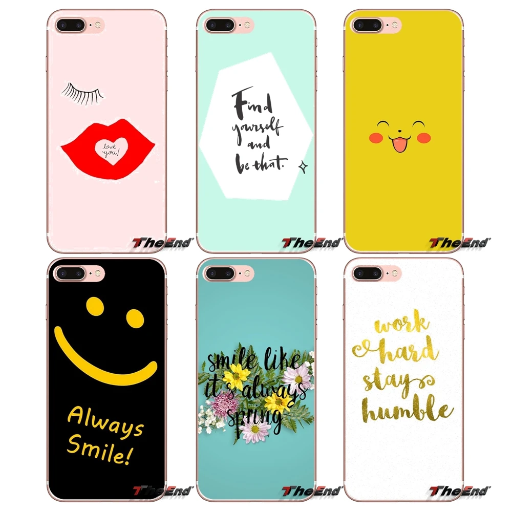 Мягкие прозрачные чехлы для Xiaomi Redmi 4A 4X 3S Note 3 4 5 Pro 5A Mi3 Mi4 Mi5 Mi6 Mi A1 Max 5X 6X Always Smile |