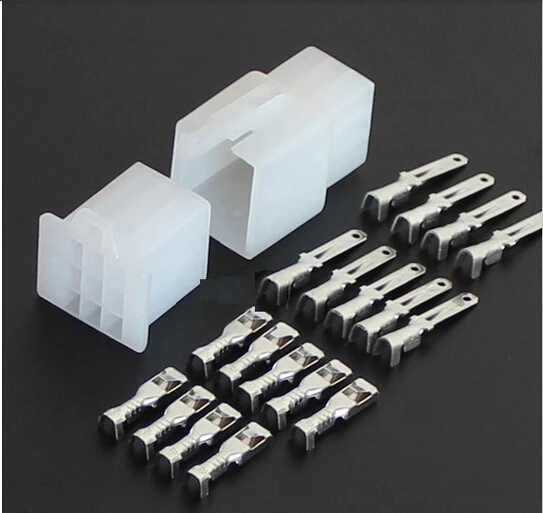

free shipping 5sets 2.8mm 9Pin Electrical Connector /car connector Kits,male female socket ,auto connector 9 Pin