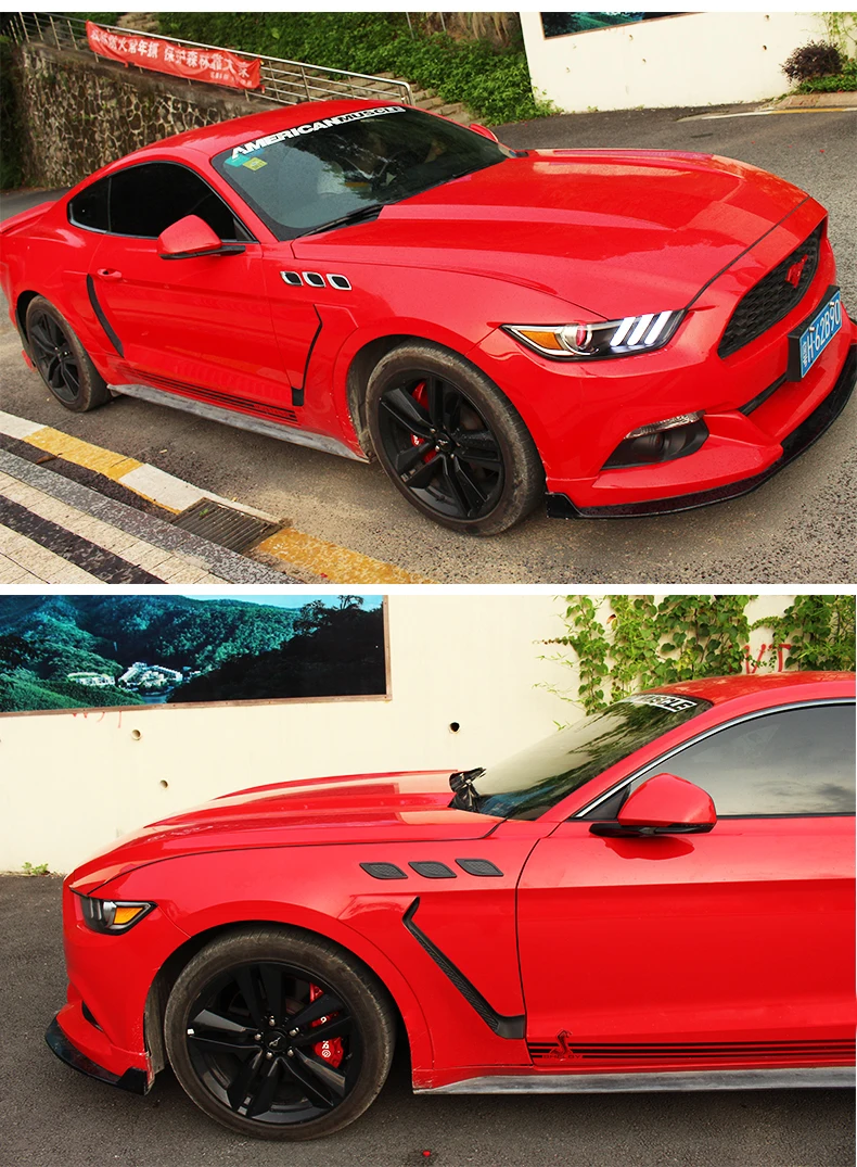 Подходит для Ford Mustang крышка машины переднее крыло декоративный внешний 15-17