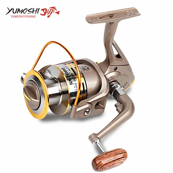 

2017 NEW 1000-7000 12BB Fishing Reel Ratio 5.2:1 Fishing Reel Metal Alloy Nano Material Fishing Reel Comfortable Wood Handle