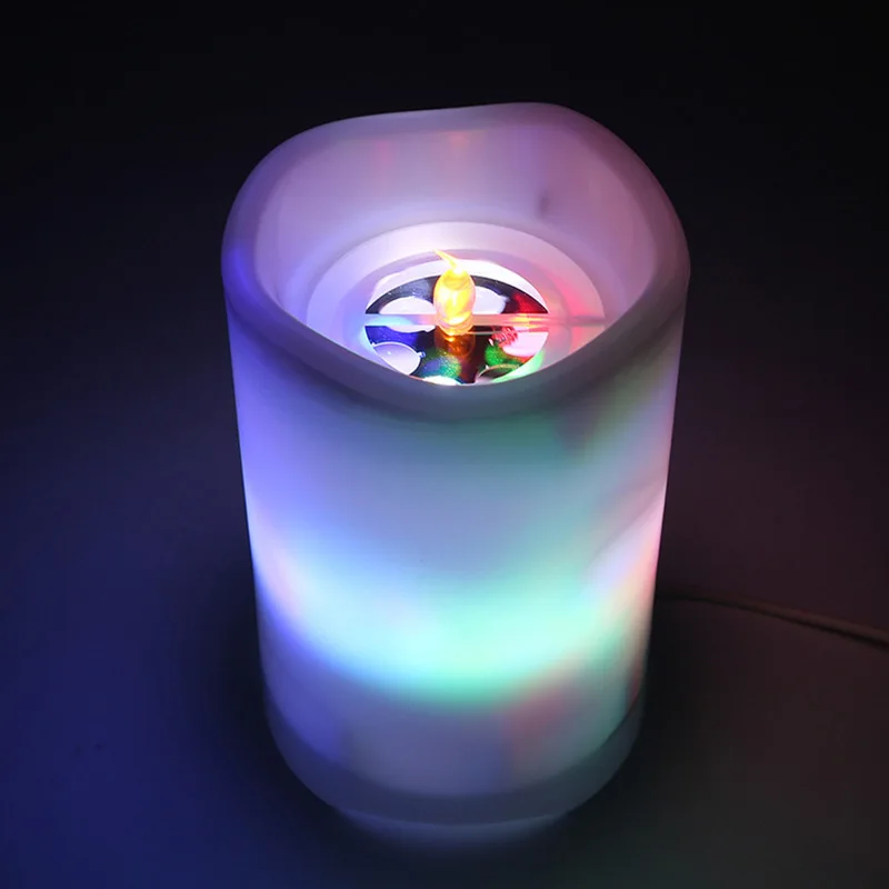 

Projection Lamp Flameless LED Candle Battery Operated with Candy Moon Projection Remote Control SLC88