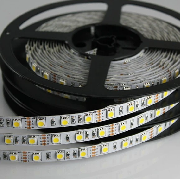 

LED strip light ribbon single color or RGB 5 meters 300 pcs SMD 5050 IP20 non waterproof DC 12V