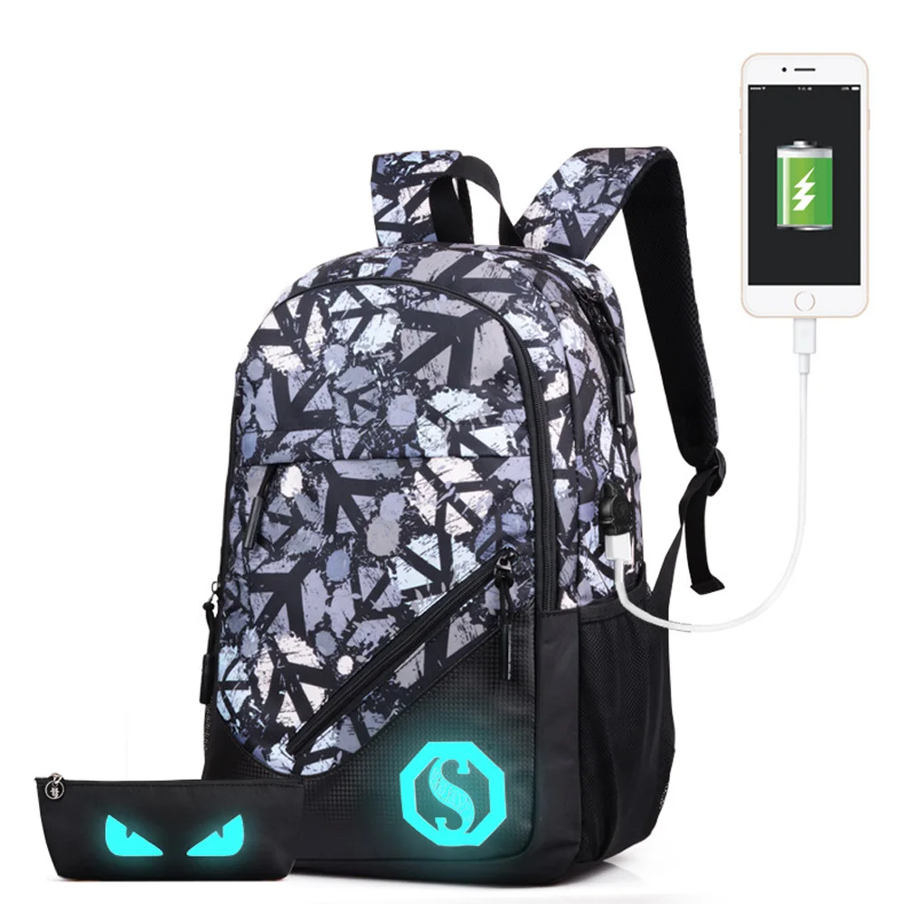 USB ноутбука Рюкзаки школьные ранцы подростков путешествия mochila bagpack для женщин кожа анти обувь для девочек водонепроница