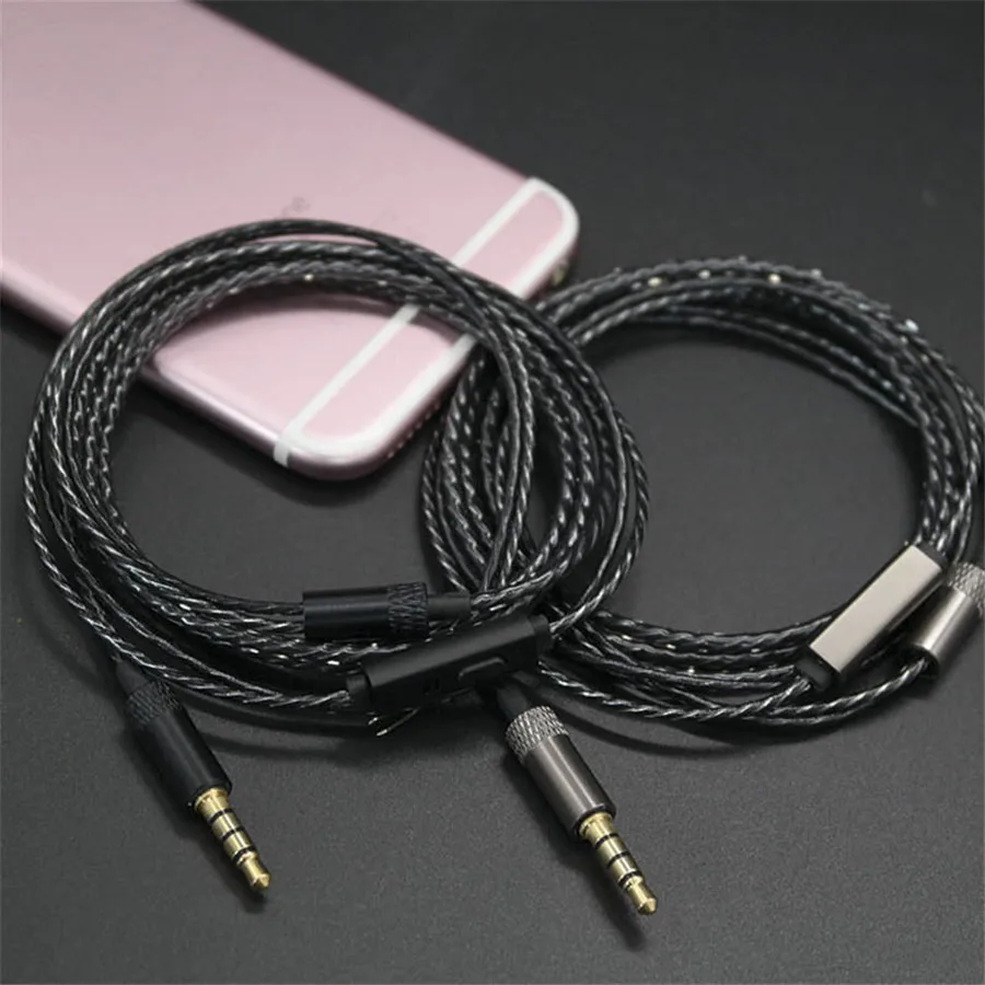 Earphone Cable Headphone Audio Cables for iphone with 3.5mm Jack DIY