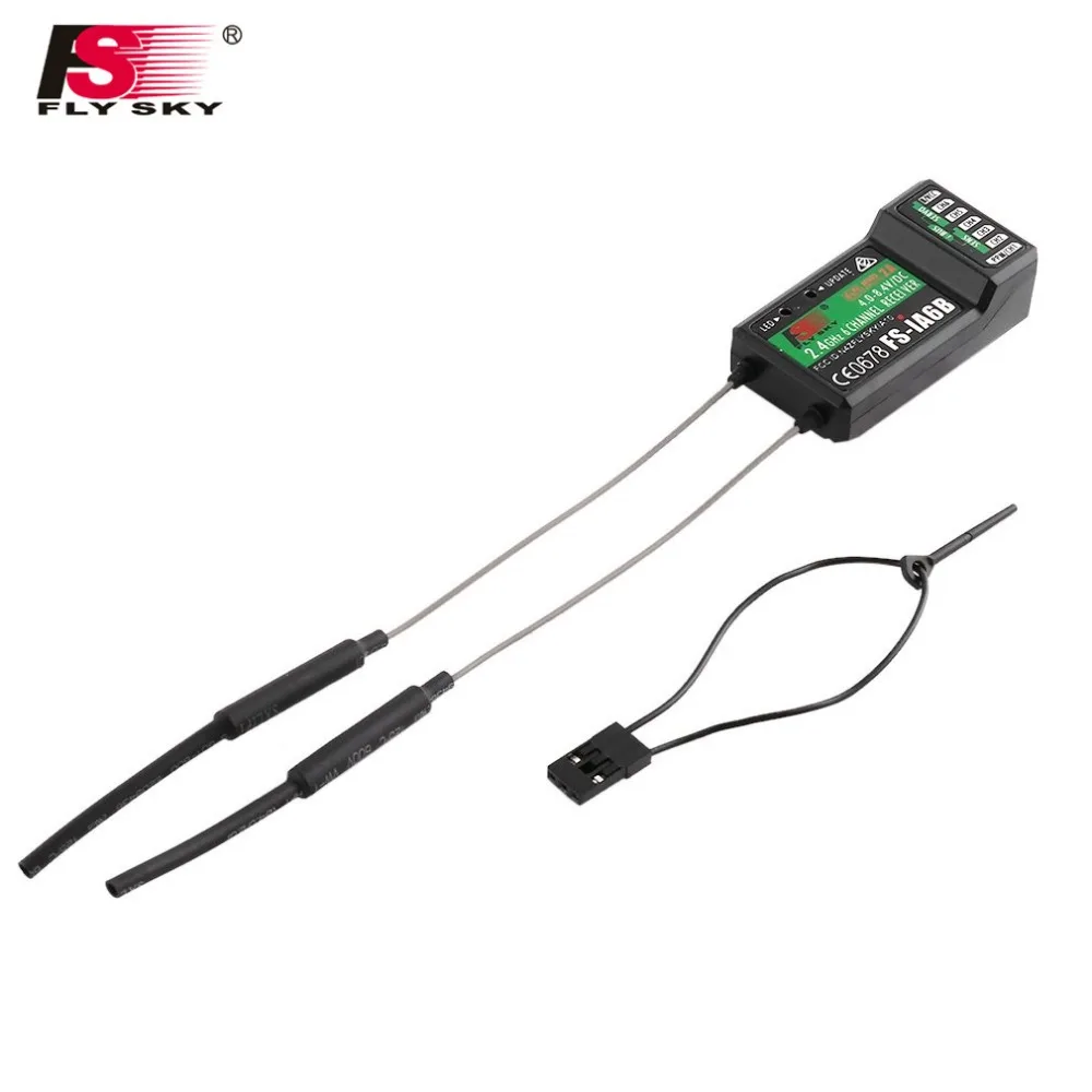 

Fly Sky FS-iA6B 2.4G 6CH 140 Band 105dbm 4.0-8.4V Receiver PPM Output with iBus Port For Flysky Transmitter RC Airplane