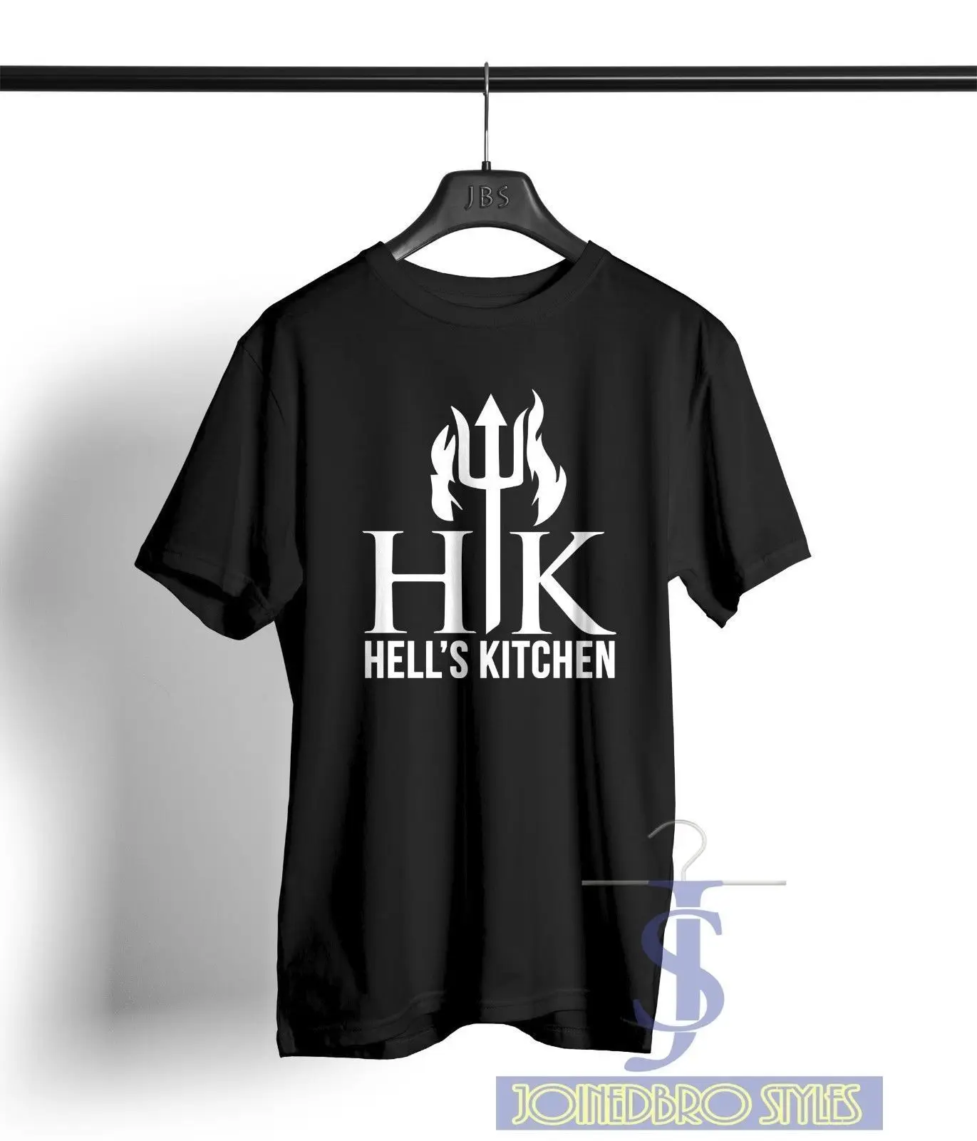 New Hells Kitchen T Shirt Chef Gordon Ramsay Gothic Nyc Mens black apron TEE.Fashion Style Men Shirts 100% Cotton Classic | Мужская