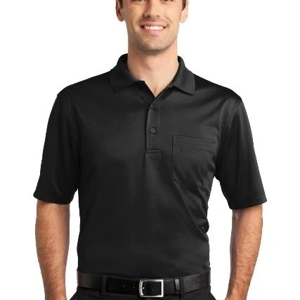 CornerStone CS412P Mens Select Snag-Proof Pocket Polo T-Shirt Black - 2XL (1)