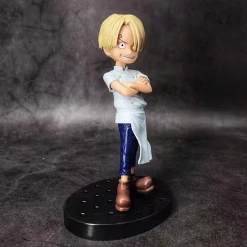 

13-14.5CM Japanese anime figure one piece childhood Sanji/Trafalgar Law action figure collectible model toys for boys