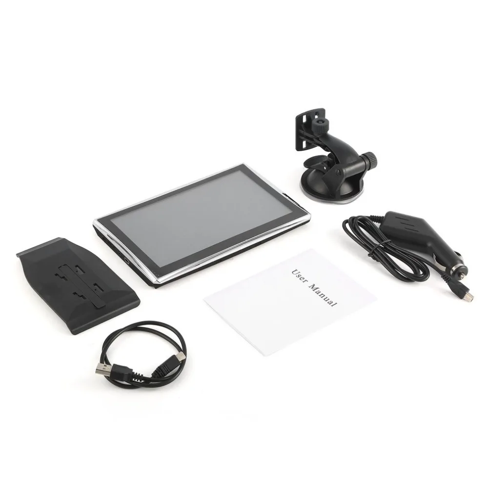 

X7 7" Car Truck GPS Navigation 256M+8GB Reversing Camera Touch Sensor FM Navigator Accurately Position Black