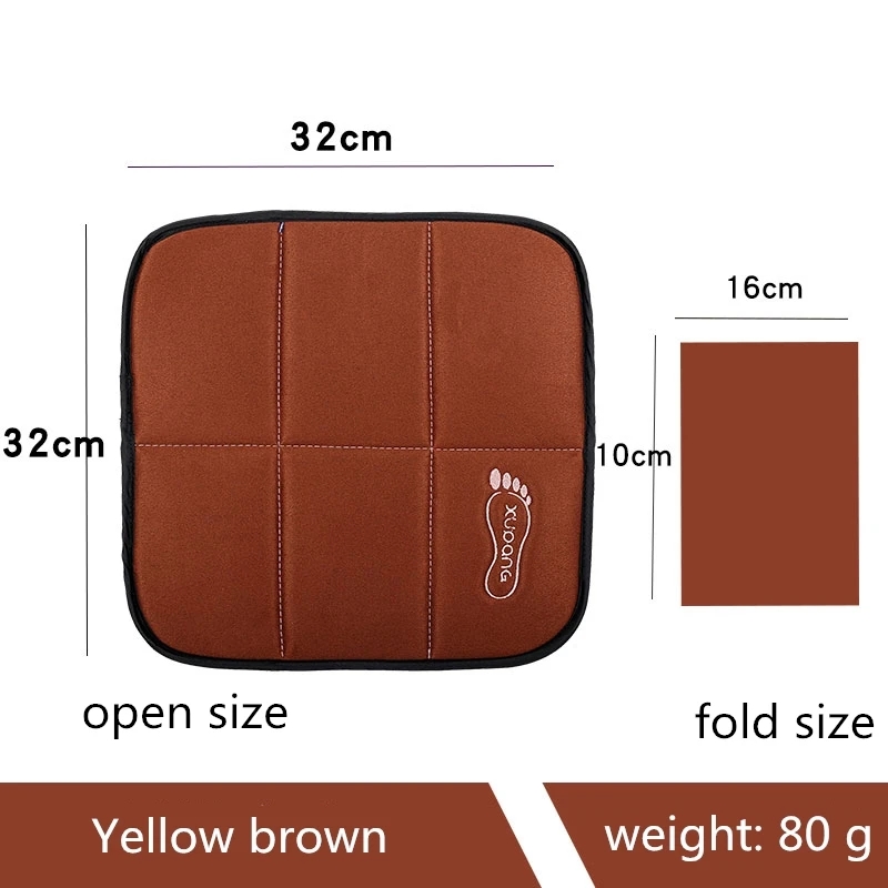 VILEAD 32*32CM Portable Fold Camping Mat Small Cushion Mini Folding Pocket Beach Mat Waterproof  Moistureproof for Picnic Travel