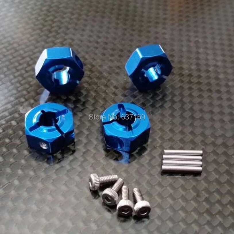 

Alloy Clamping 12mm Wheel Hex With Screws & Wrench - 1 Set # VTH010 WA25512