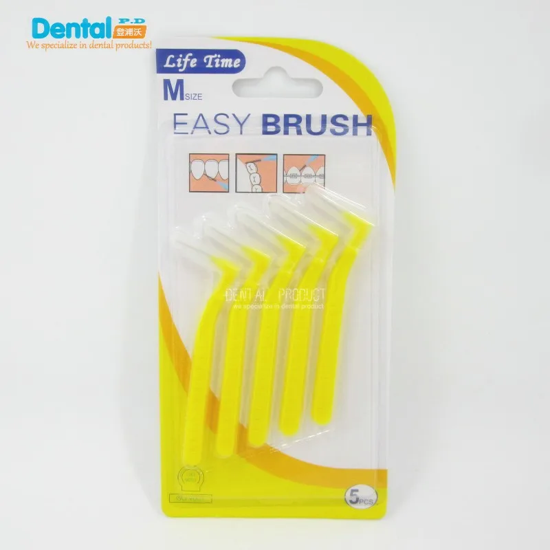 Escova de Alta Dental Floss Oral Care Escova Interdental Dente Lacuna Cuidados Palito Resistência Punho Longo 2 Dental floss oral care escova interdental dente