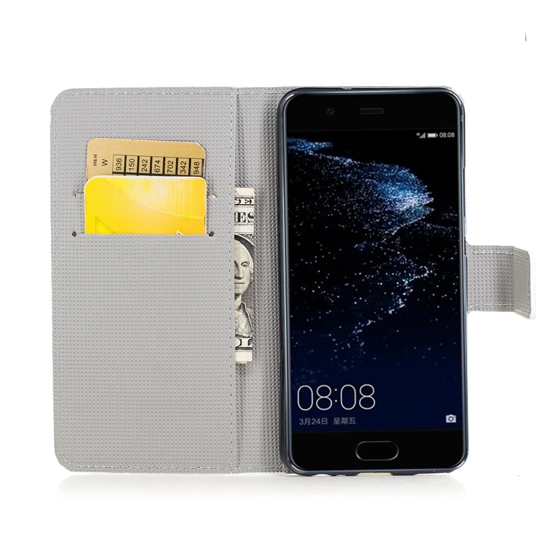 Для huawei P7 P8 P10 Lite Y3II Y5II Y6II Y6 Honor 5A LYO-L21 пчелы Y5c 4X 5X 4C кожаный чехол-портмоне с кожаный мягкий чехол для задней крышки