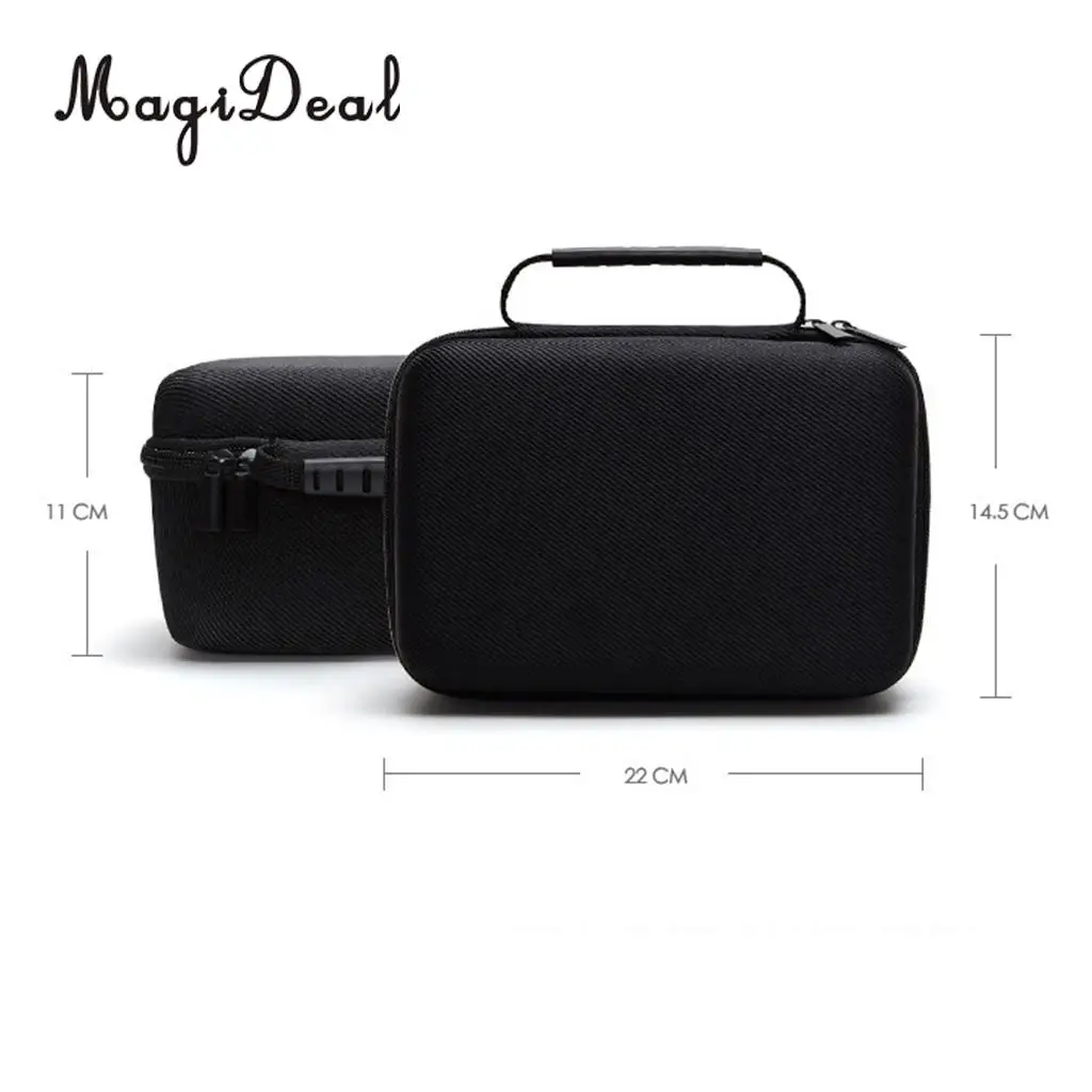 Electronics Travel Organizer Storage Bag for Accessories Cable Cord EVA Black Large 