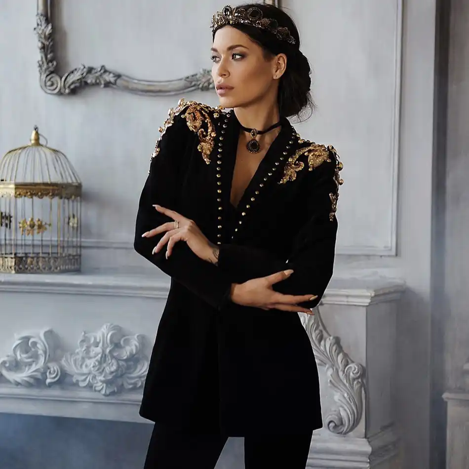 gold bodycon prom dress