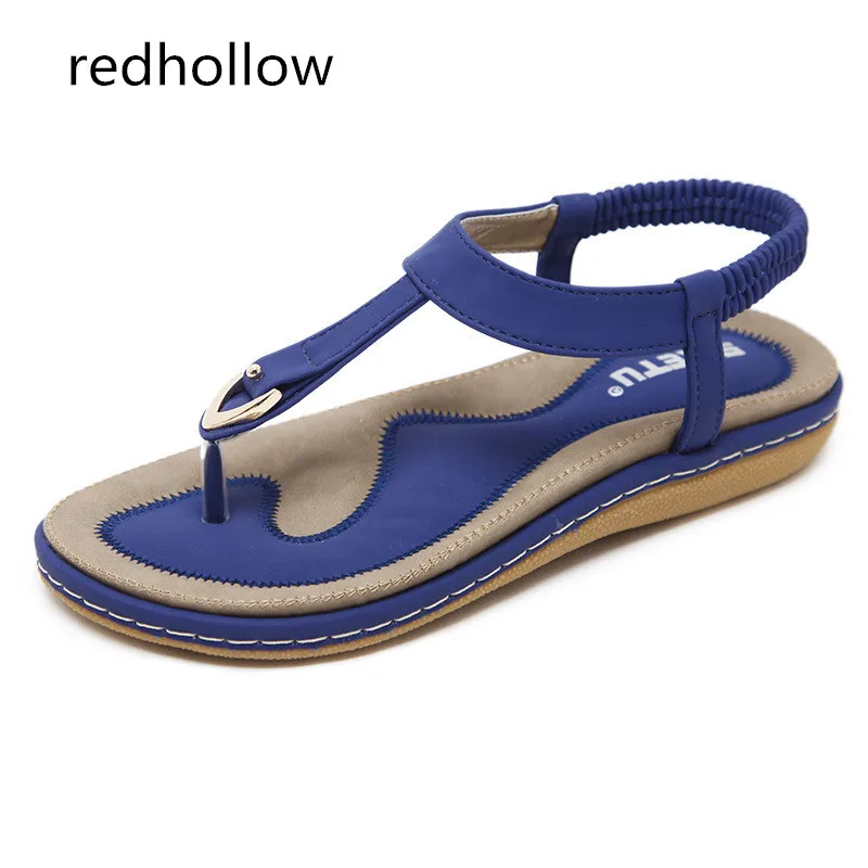 

Women Sandals Summer Bohemia Flat Sandals Fashion Woman Flip Flops Vintage Shoes Rome Beach Comfort Lady Shoes Sandalias Mujer