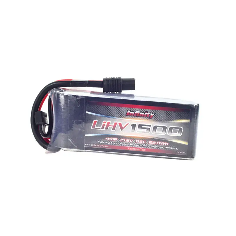 

AHTECH Infinity LIHV 1500mAh 4S 85C 15.2V Lipo Battery Rechargeable SY60 Plug Connector For RC Drone FPV Racing Multi Rotor